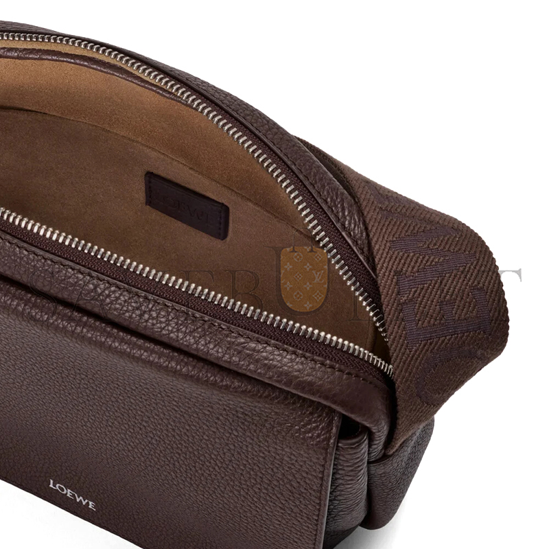 LOEWE MEDIUM PEBBLE MESSENGER BAG IN SUPPLE GRAINED CALFSKIN BANBA73X08 (23*18*9cm)